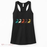Pelican Water Bird Ornithology Tropical Pelican Gift Pelican Women's Tank Top thumb 0