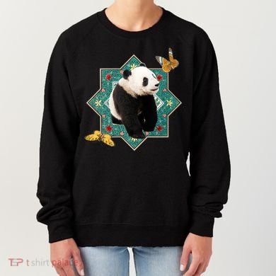 Panda With Butterflies Women's Sweatshirt