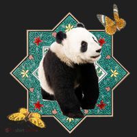 Panda With Butterflies Beanie thumb 2