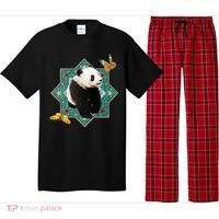 Panda With Butterflies Pajama Set thumb 0