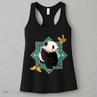 Panda With Butterflies Women's Tank Top thumb 3