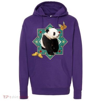 Panda With Butterflies Hoodie