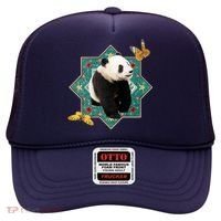 Panda With Butterflies Hat thumb 0