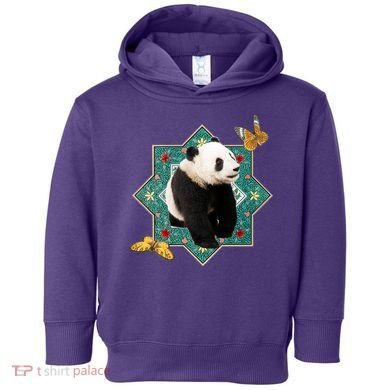 Panda With Butterflies Toddler Hoodie