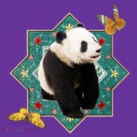 Panda With Butterflies Toddler Hoodie thumb 2