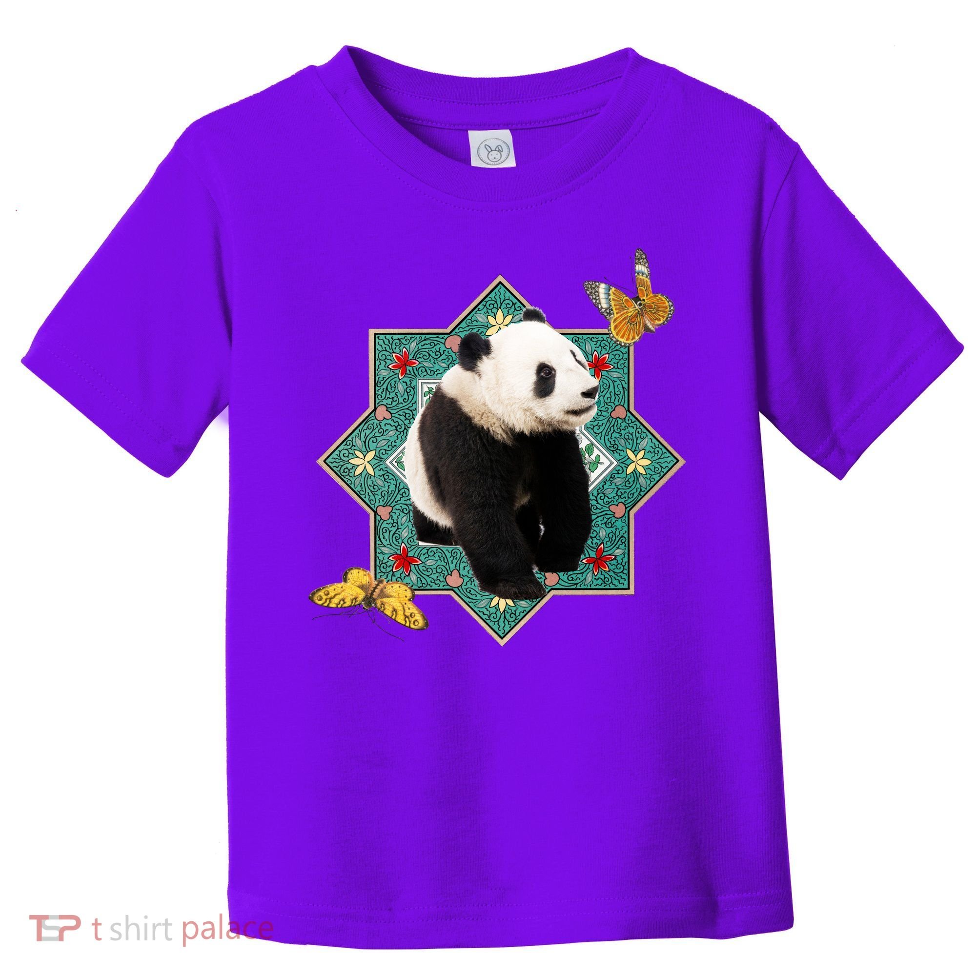 Panda With Butterflies Toddler T-Shirt