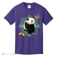 Panda With Butterflies Kids T-Shirt thumb 0