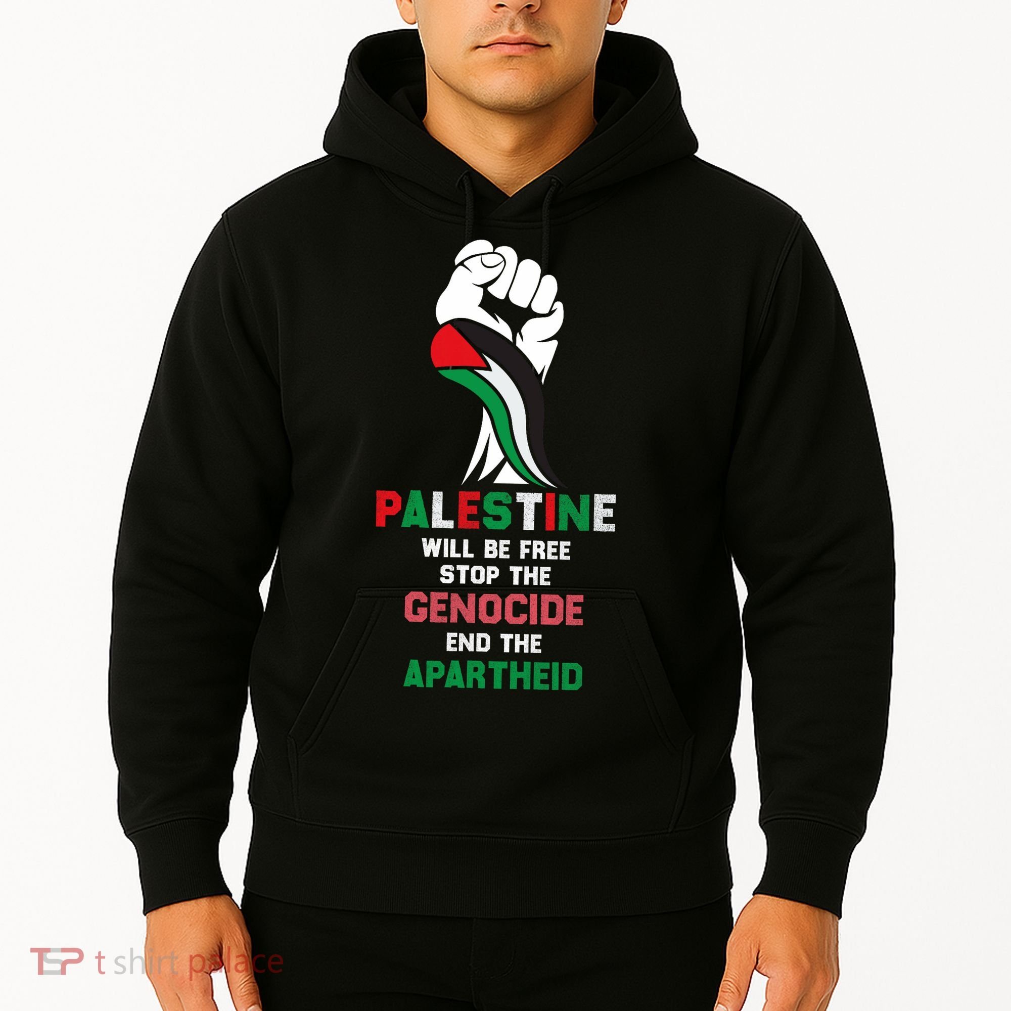 Palestine Will Be Free Stop The Genocide End The Apartheid  Hoodie