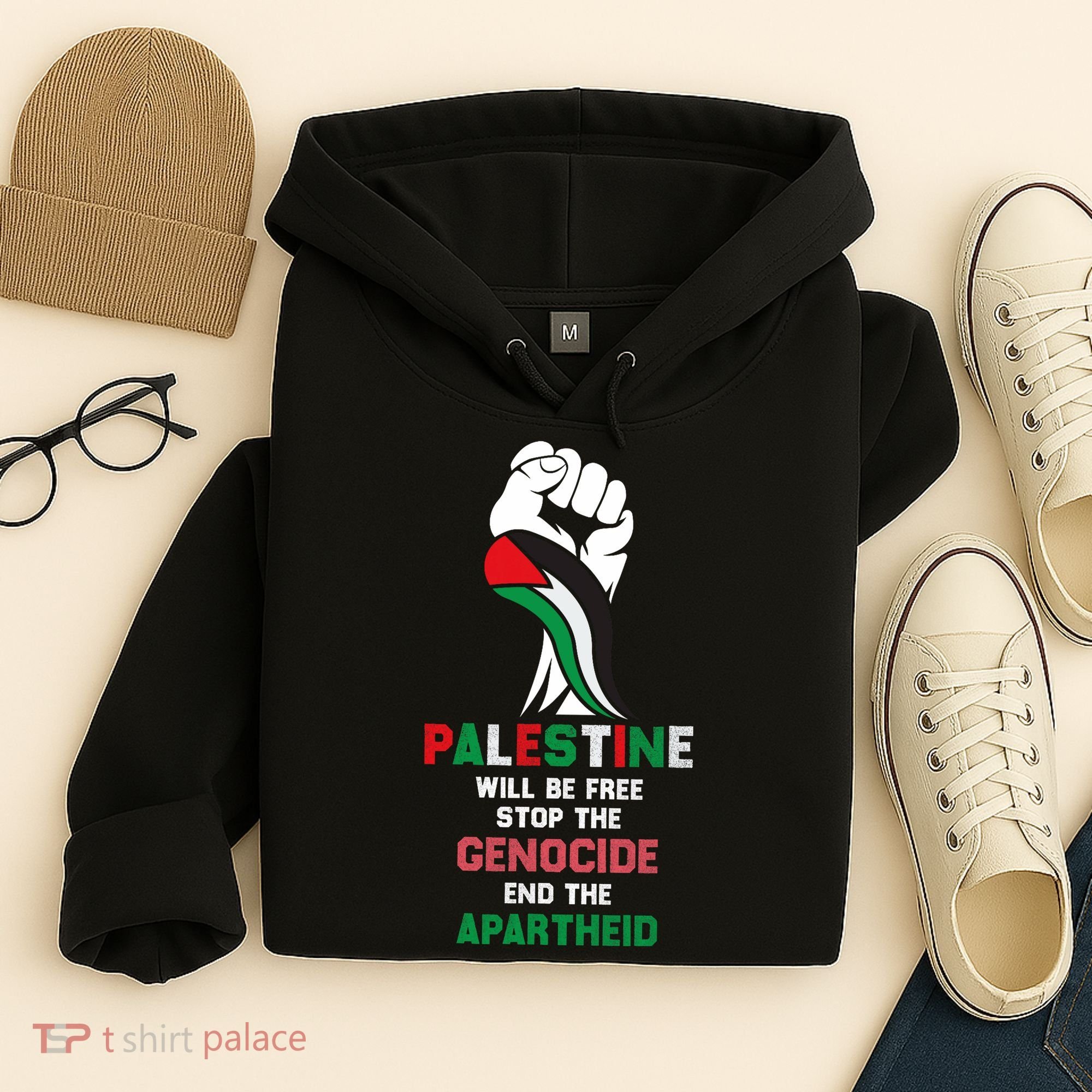 Palestine Will Be Free Stop The Genocide End The Apartheid  Hoodie