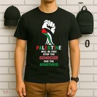 Palestine Will Be Free Stop The Genocide End The Apartheid  T-Shirt thumb 6