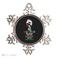Palestine Will Be Free Stop The Genocide End The Apartheid  Ornament thumb 0