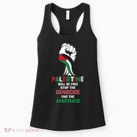 Palestine Will Be Free Stop The Genocide End The Apartheid  Women's Tank Top thumb 0