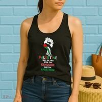 Palestine Will Be Free Stop The Genocide End The Apartheid  Women's Tank Top thumb 2