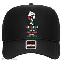Palestine Will Be Free Stop The Genocide End The Apartheid  Hat thumb 0