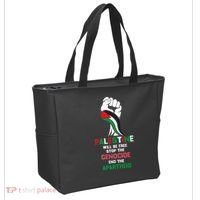 Palestine Will Be Free Stop The Genocide End The Apartheid  Tote Bag thumb 2
