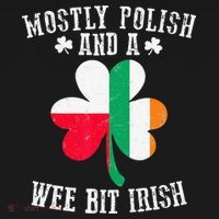 Polish Wee Bit Irish Poland Funny St Patricks Day Visor thumb 3