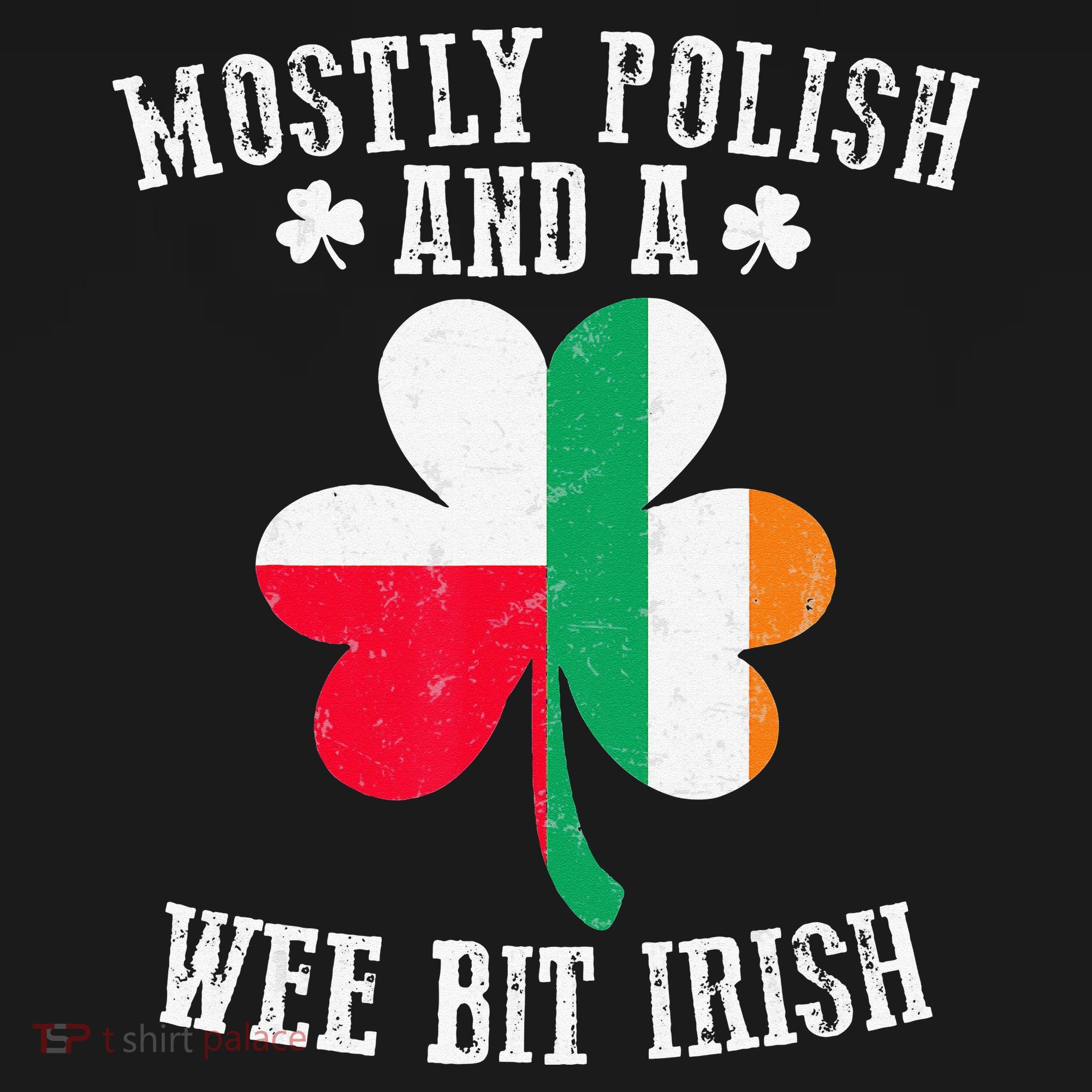 Polish Wee Bit Irish Poland Funny St Patricks Day Visor