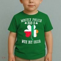 Polish Wee Bit Irish Poland Funny St Patricks Day Toddler T-Shirt thumb 2