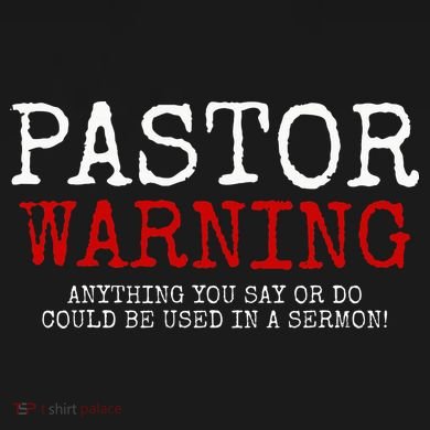 Pastor Warning Church Religious Faith Jesus Funny Christian Tall Sweatshirt