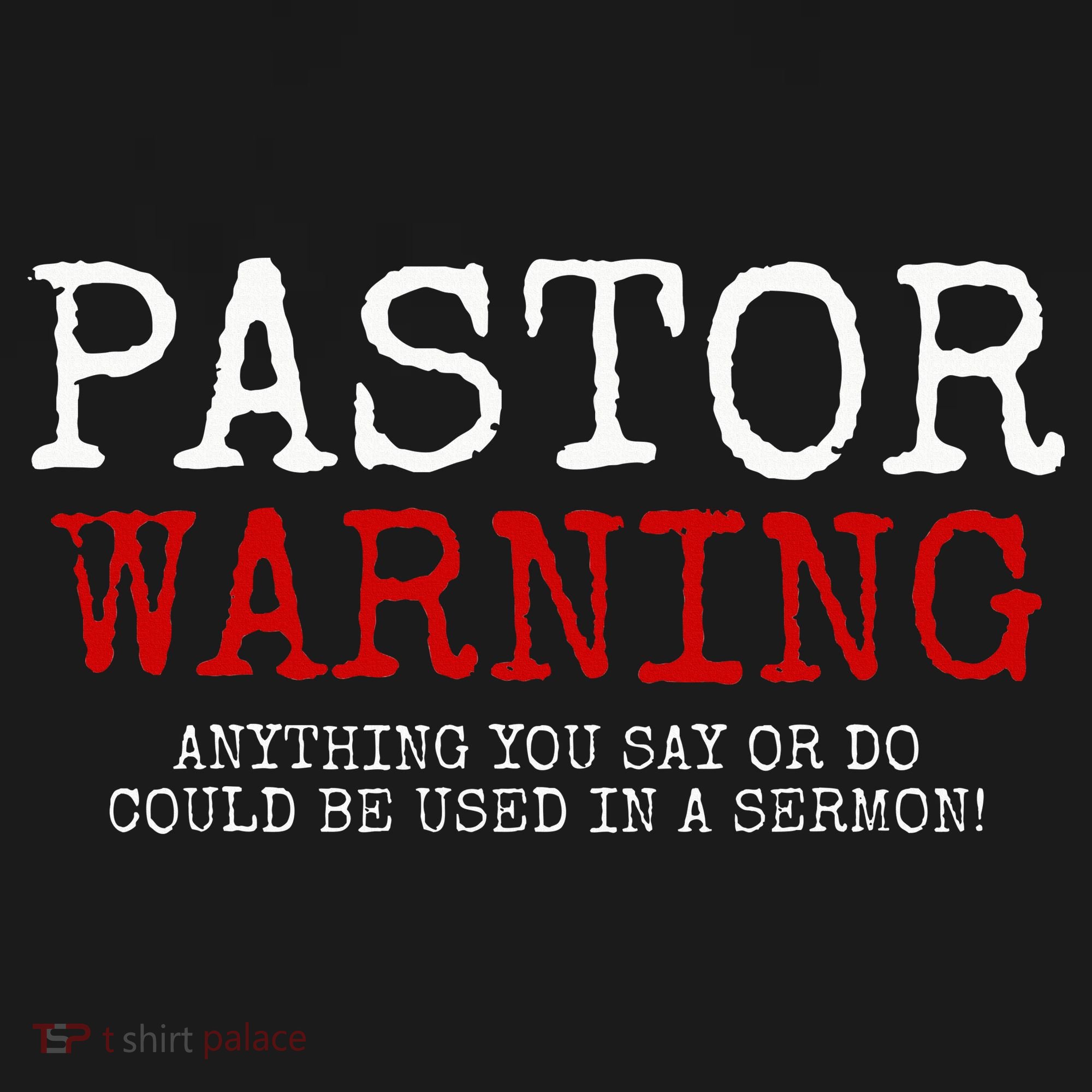 Pastor Warning Church Religious Faith Jesus Funny Christian Tall Sweatshirt