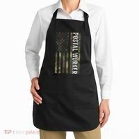 Postal Worker Camouflage American Flag Us Postal Service Apron thumb 2