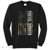 Postal Worker Camouflage American Flag Us Postal Service Sweatshirt thumb 0