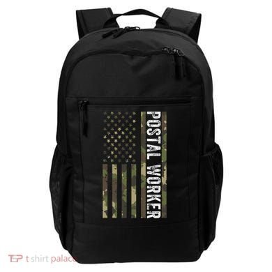 Postal Worker Camouflage American Flag Us Postal Service Backpack