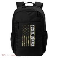Postal Worker Camouflage American Flag Us Postal Service Backpack thumb 0