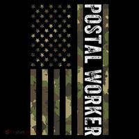 Postal Worker Camouflage American Flag Us Postal Service Women's Hoodie thumb 2