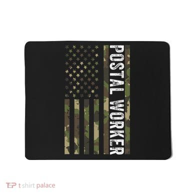 Postal Worker Camouflage American Flag Us Postal Service Mousepad