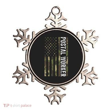 Postal Worker Camouflage American Flag Us Postal Service Ornament