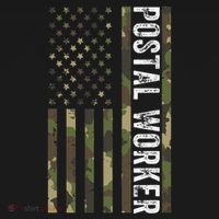 Postal Worker Camouflage American Flag Us Postal Service Women's Tank Top thumb 5