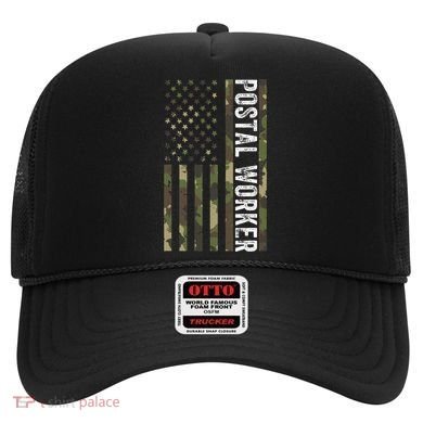 Postal Worker Camouflage American Flag Us Postal Service Hat