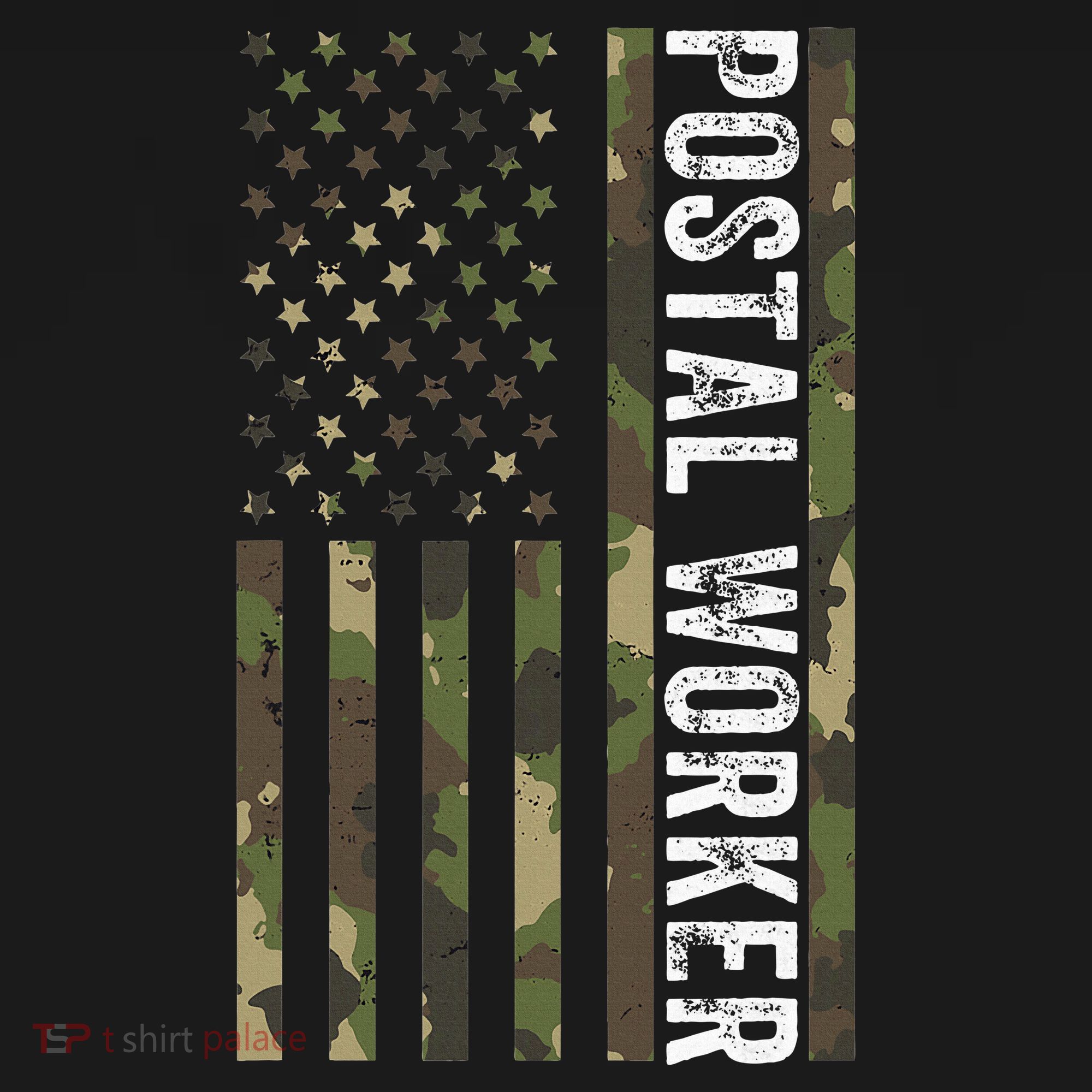 Postal Worker Camouflage American Flag Us Postal Service Toddler Hoodie