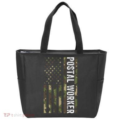 Postal Worker Camouflage American Flag Us Postal Service Tote Bag
