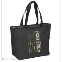 Postal Worker Camouflage American Flag Us Postal Service Tote Bag thumb 2
