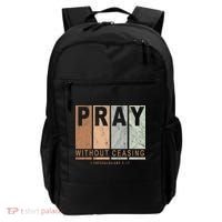 Pray Without Ceasing Thessalonians 5:17 Backpack thumb 0