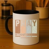 Pray Without Ceasing Thessalonians 5:17 Coffee Mug thumb 4