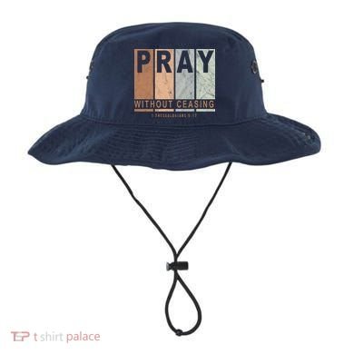 Pray Without Ceasing Thessalonians 5:17 Bucket Hat