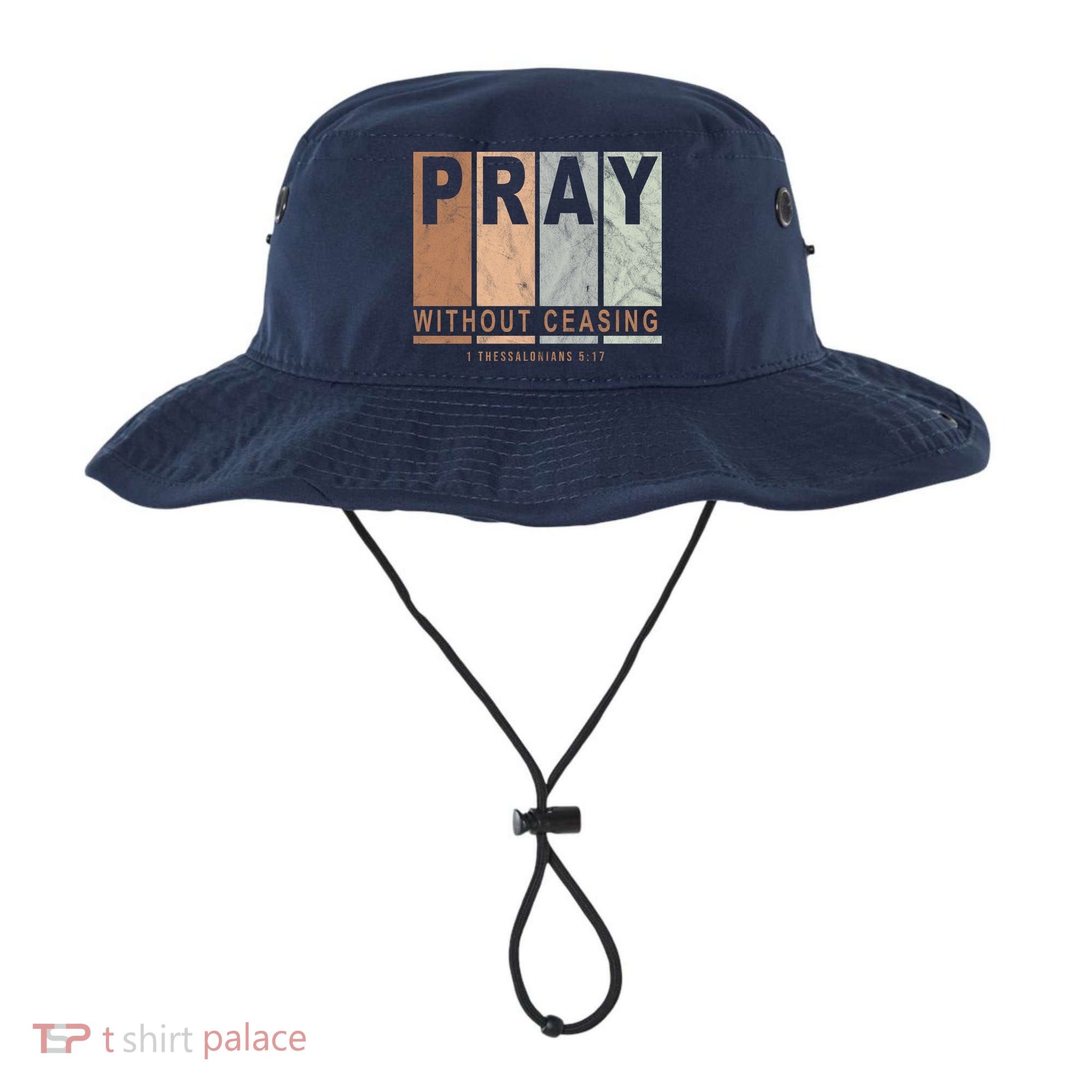 Pray Without Ceasing Thessalonians 5:17 Bucket Hat