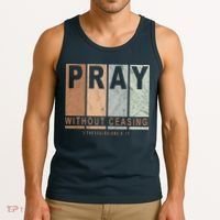Pray Without Ceasing Thessalonians 5:17 Tank Top thumb 3