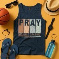 Pray Without Ceasing Thessalonians 5:17 Tank Top thumb 4