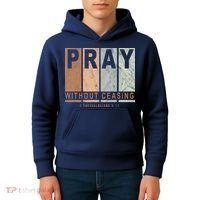 Pray Without Ceasing Thessalonians 5:17 Kids Hoodie thumb 4