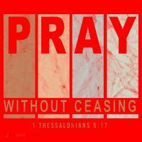 Pray Without Ceasing Thessalonians 5:17 Santa Hat thumb 1