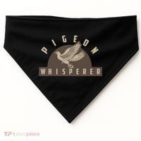 Pigeon Whisperer Cute Pigeon Racing Enthusiast Gift USA-Made Doggie Bandana thumb 0