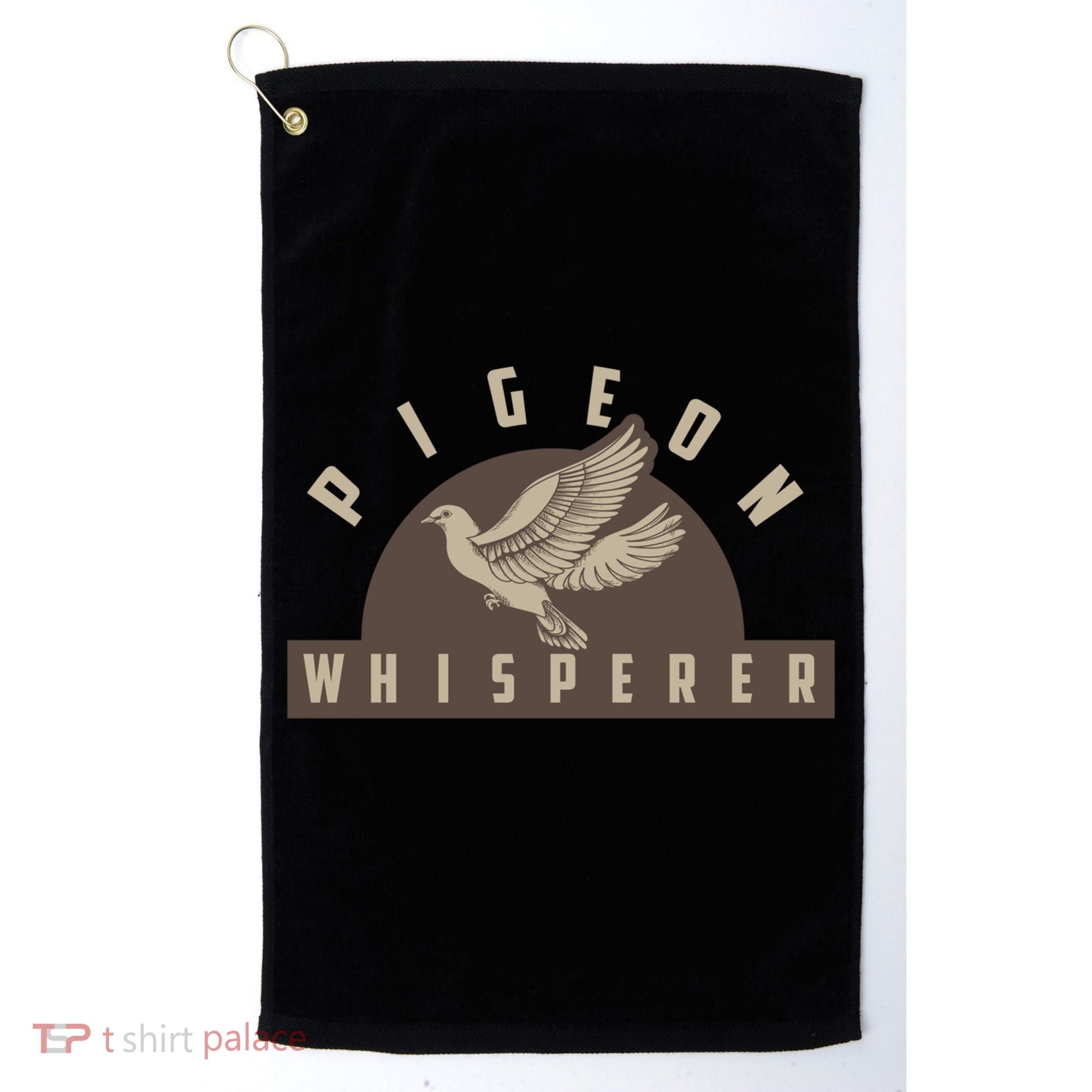 Pigeon Whisperer Cute Pigeon Racing Enthusiast Gift Golf Towel