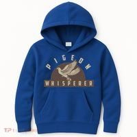 Pigeon Whisperer Cute Pigeon Racing Enthusiast Gift Kids Hoodie thumb 0