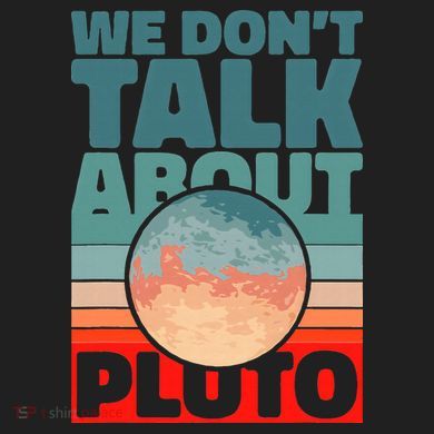 Planets We don't talk about pluto funny astronaut Ladies Heavyweight Boxy Pullover Hoodie