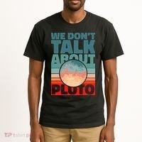 Planets We don't talk about pluto funny astronaut Tall T-Shirt thumb 2