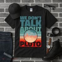 Planets We don't talk about pluto funny astronaut Tall T-Shirt thumb 3